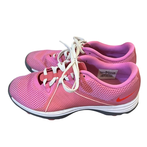 Nike Shoes - NIKE Pink LUNARLON Women GOLF Shoes Mesh Spikeless Lightweight Size 6.5